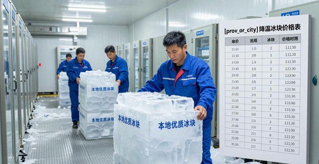 长宁降温冰块多少钱一吨？本地制冰厂报价来了